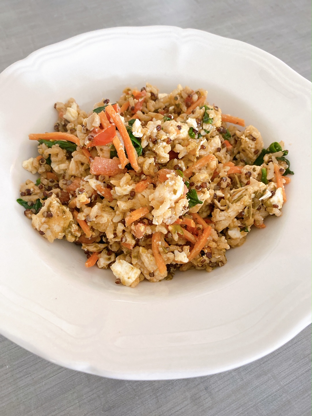 Savory Pesto Chicken Quinoa Bowl (The First Watch® Make At Home Version) Reach Wellth