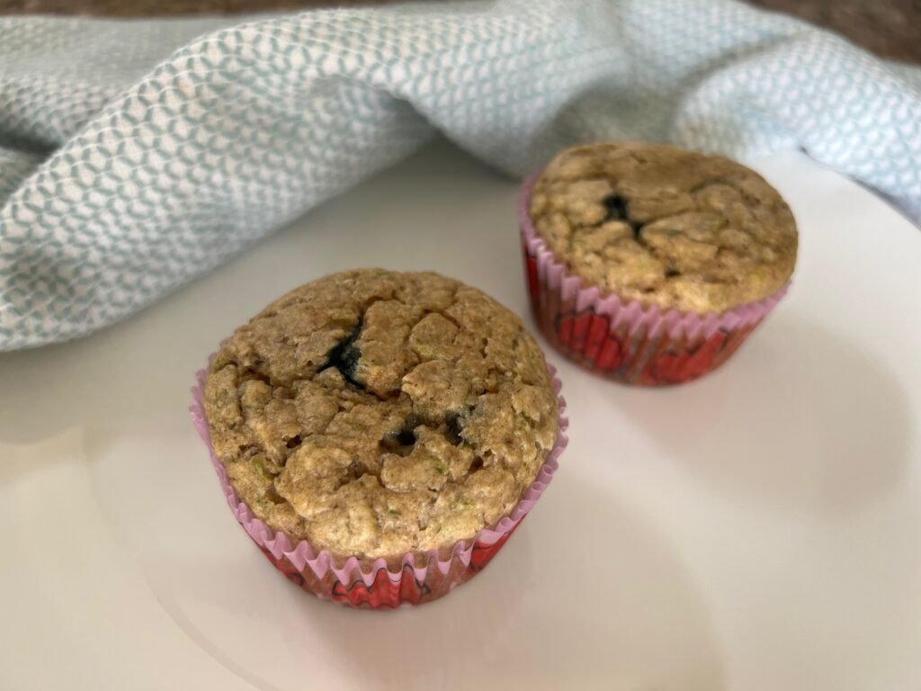 blueberry zucchini muffins