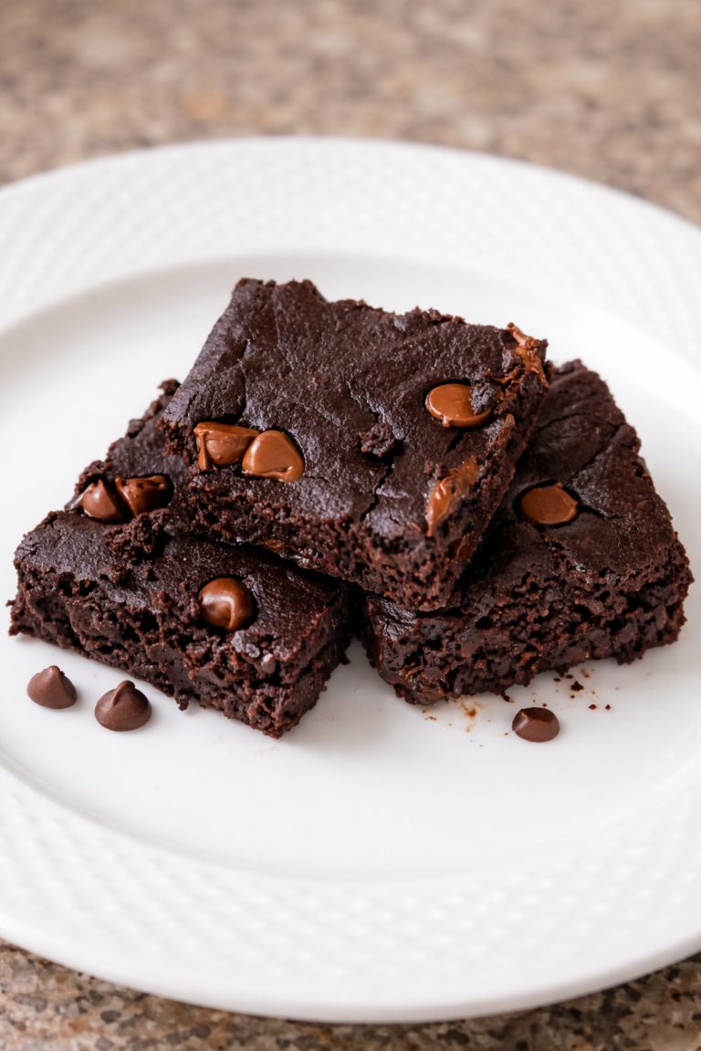 Healthy Brownies Made with Black Beans