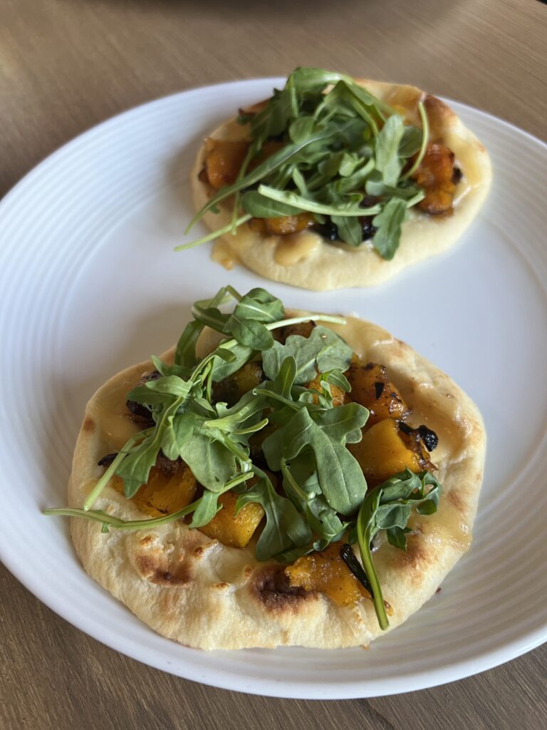 Butternut Squash Flatbreads with Smoked Gouda (Ready in 20 Minutes!)