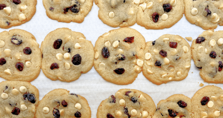 Festive White Chocolate Cranberry Cookies (Soft & Chewy Holiday Favorite)