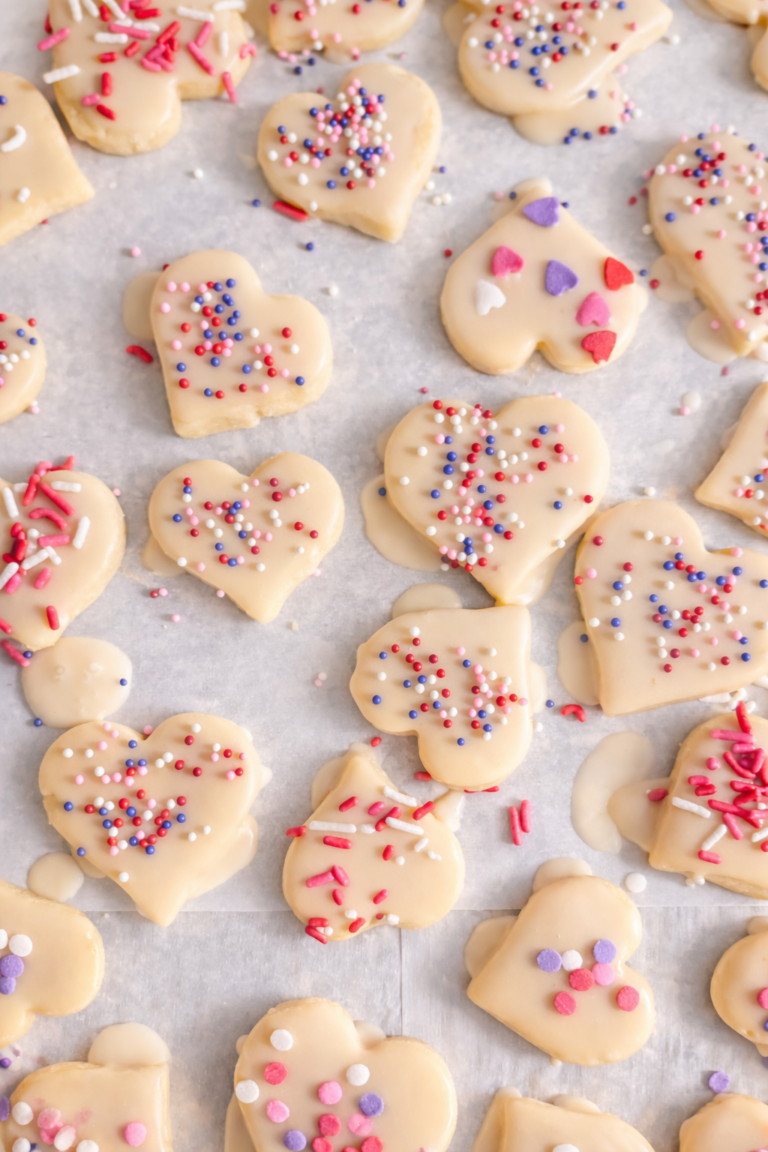 Mini Heart Sugar Cookies (Easy, Homemade, Giftable)