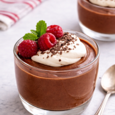 Easy Tofu Chocolate Mousse (3 Ingredients, High Protein)-image