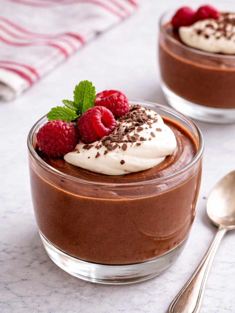 Easy Tofu Chocolate Mousse (3 Ingredients, High Protein)