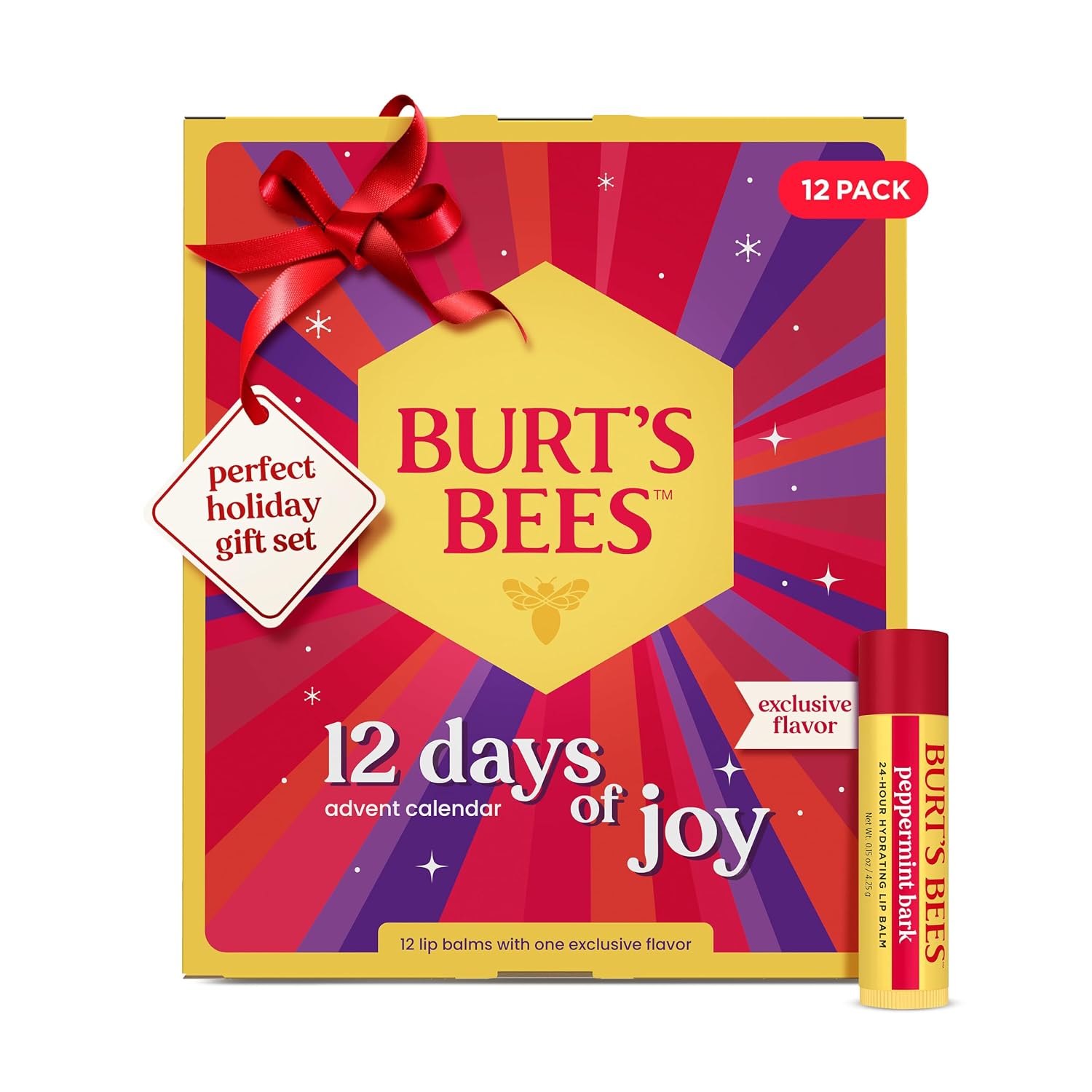 Burt's Bees The Pink Edit Holiday Lip Care Gift Set, 4 Products | 4 lip color pieces, soft pink shades, hydrating lip care, gifts for women, stocking stuffer