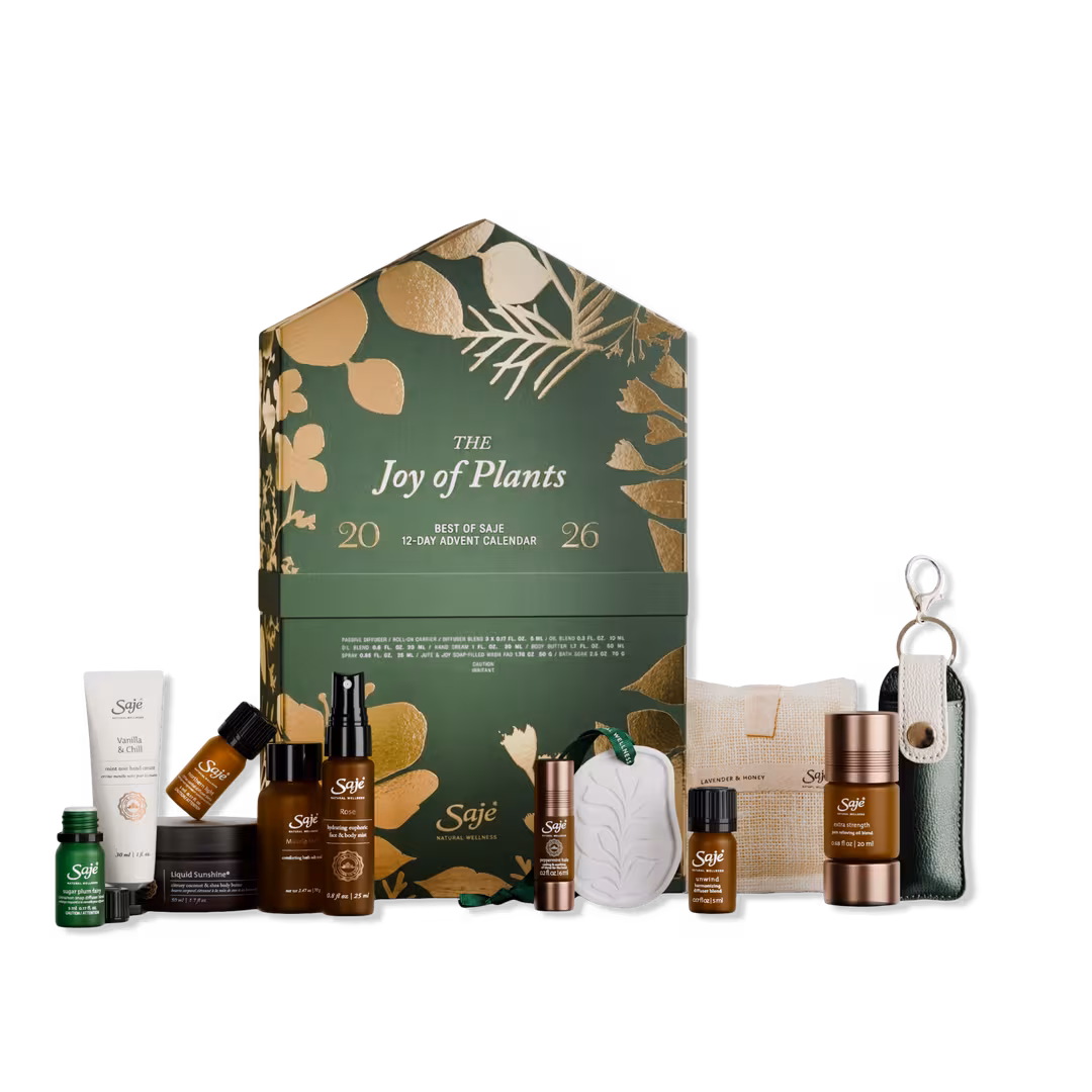 Saje Natural Wellness - The Joy of Plants, Best of Saje 12-Day Advent Calendar | Ulta Beauty