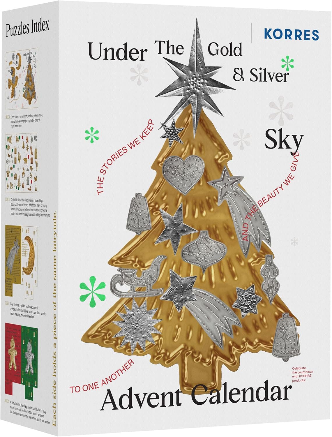 KORRES Advent Calendar 2026, 24-Day Holiday Skincare Gift Set for Women | 24 Products, 6 Full Sizes, $472 Value, Holiday Countdown Gift Box, Christmas Stocking Stuffer for Girls